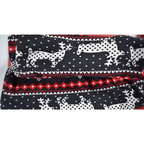 New 2 Pack Womens CHRISTMAS Super Soft Legging Medium Reindeer Nordic - Picture 2 of 2